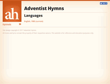 Tablet Screenshot of adventisthymns.com